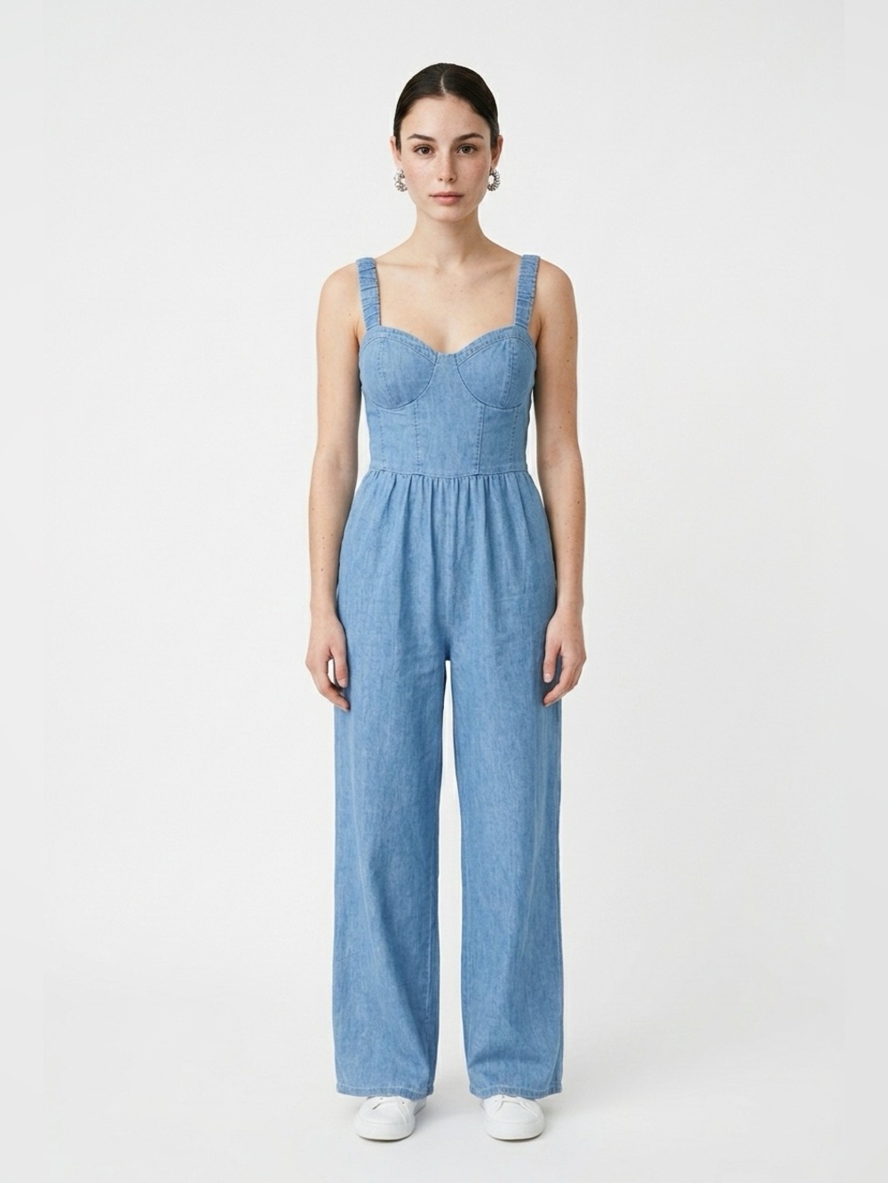 Band of the free denim jumpsuit